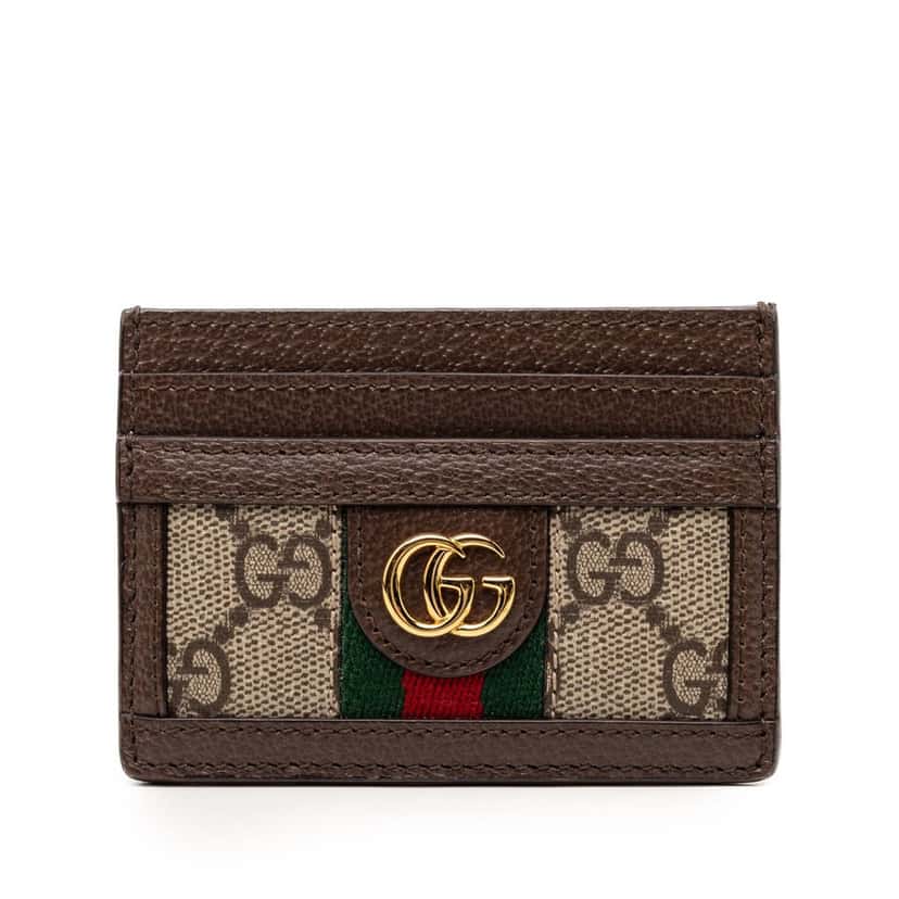 Gucci GG Supreme Web Ophidia Card Holder