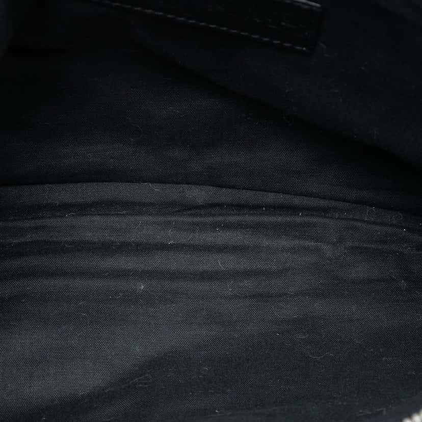 Balenciaga Lambskin Motocross Classic Clip M Clutch Black Leather Very good condition - Model View