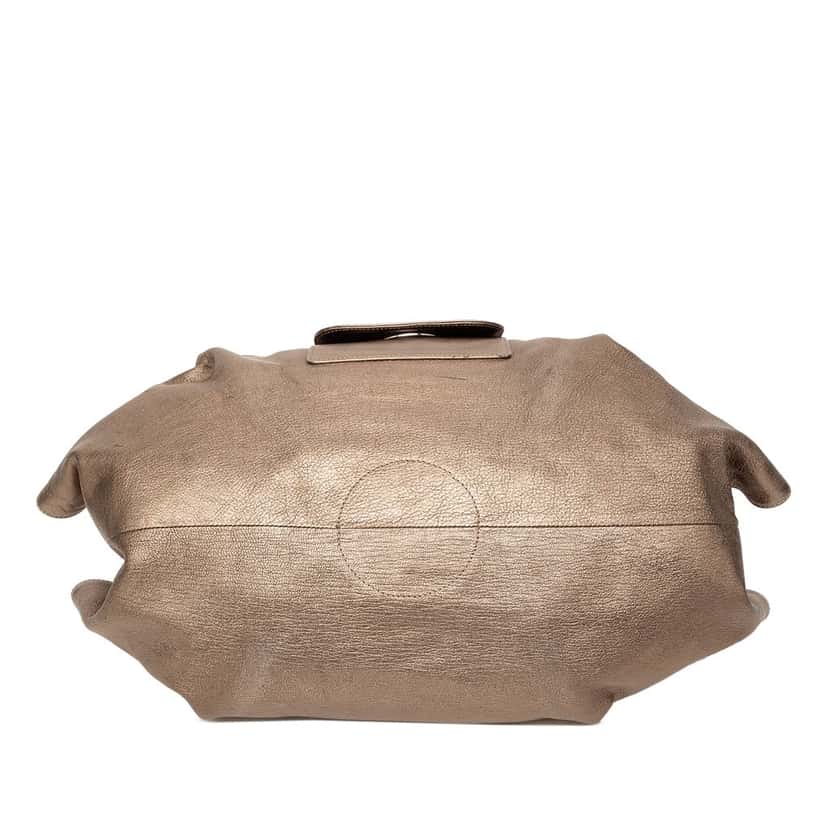 Loewe Metallic Nappa Anagram Aire Brown Leather Very good condition - Inside View