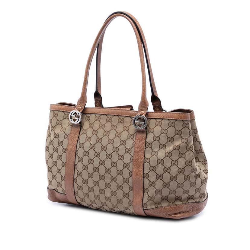 Gucci GG Canvas Miss GG Tote Beige Very good condition - Back View