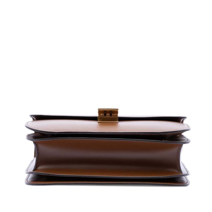 Celine Medium Calfskin Classic Box Brown Leather Very good condition - Inside View