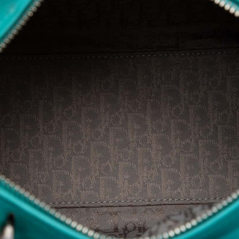 Dior Medium Lambskin Cannage Lady Dior Blue Leather Very good condition - Model View