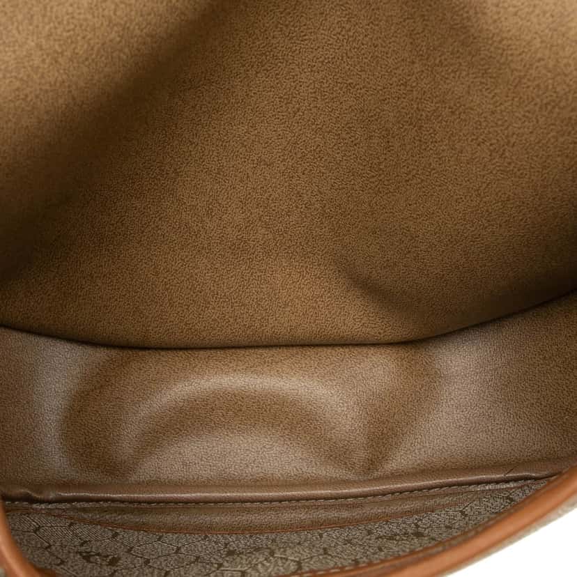 Dior Honeycomb Coated Canvas Crossbody Beige Very good condition - Model View