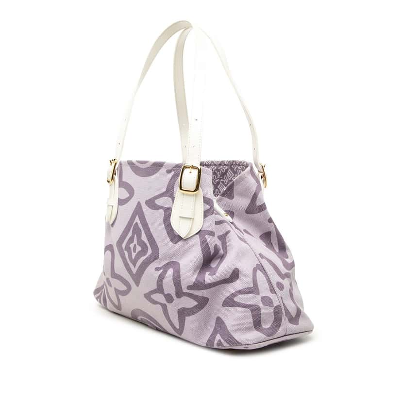 Louis Vuitton Monogram Tahitienne Cabas PM Purple Very good condition - Back View