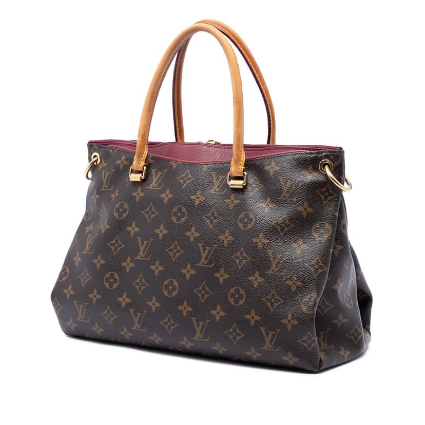 Louis Vuitton Monogram Pallas MM Brown Very good condition - Back View
