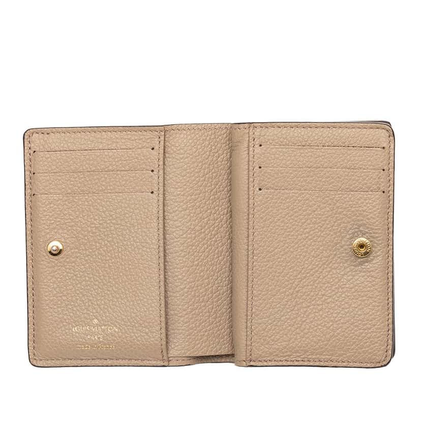 Louis Vuitton Bicolor Monogram Empreinte Giant Clea Wallet Beige Leather Very good condition - Model View