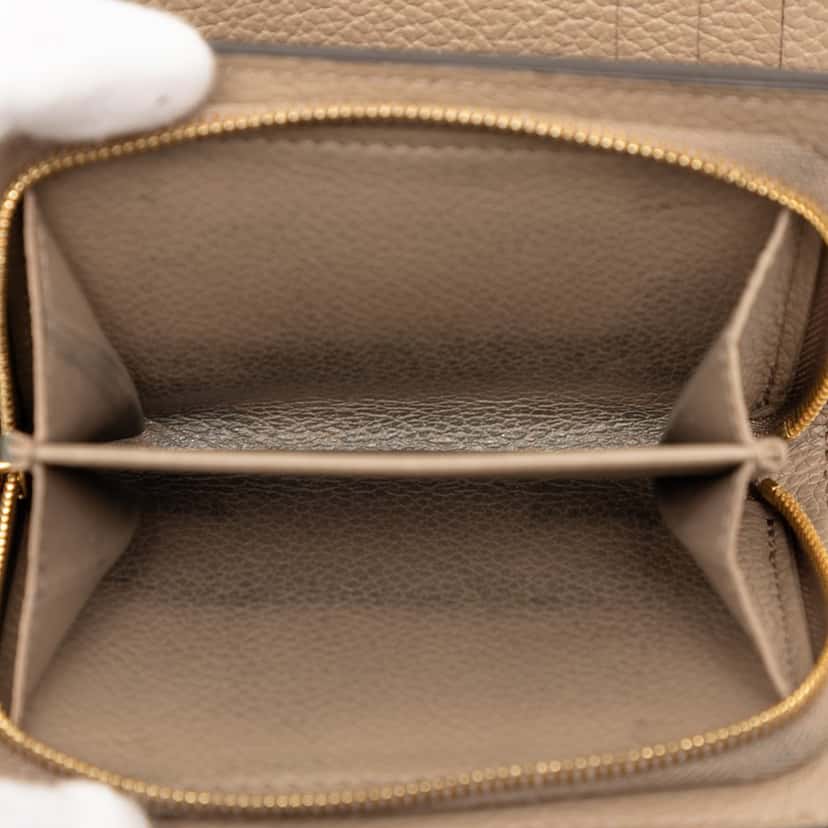 Louis Vuitton Bicolor Monogram Empreinte Giant Clea Wallet Beige Leather Very good condition - Box View
