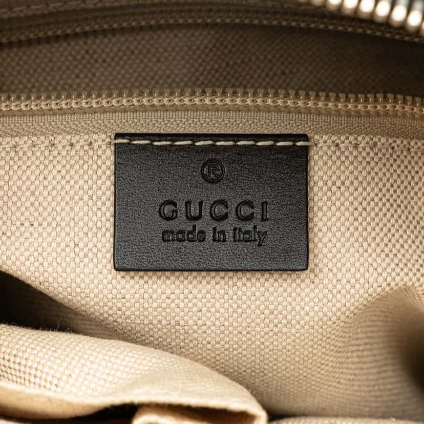 Gucci Diamante Coated Canvas Zip Crossbody Beige Very good condition - Box View