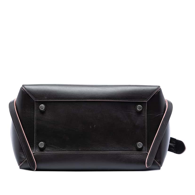 Celine Mini Smooth Calfskin Belt Bag Black Leather Very good condition - Inside View