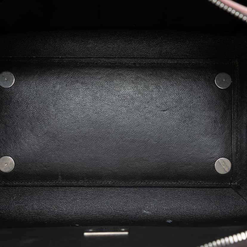 Celine Mini Smooth Calfskin Belt Bag Black Leather Very good condition - Model View