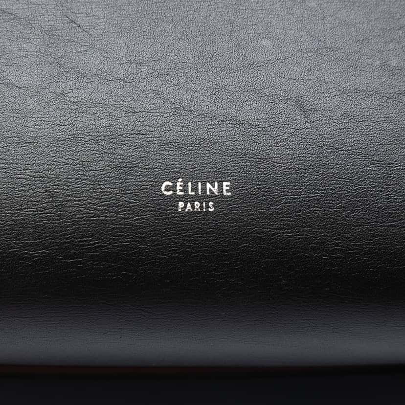 Celine Mini Smooth Calfskin Belt Bag Black Leather Very good condition - Box View