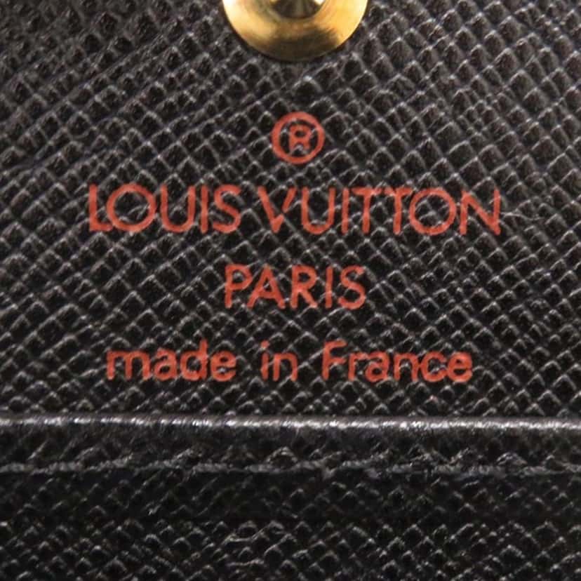 Louis Vuitton Epi Porte Monnaie Boite Coin Case Black Leather Very good condition - Box View