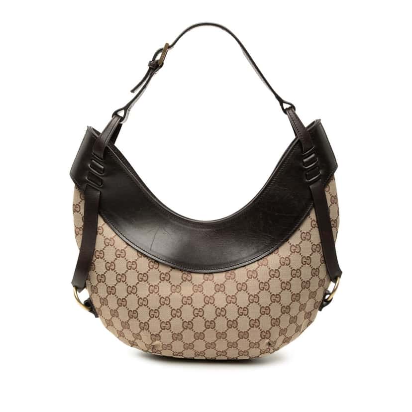 Gucci GG Canvas Hobo Beige Very good condition - Front View
