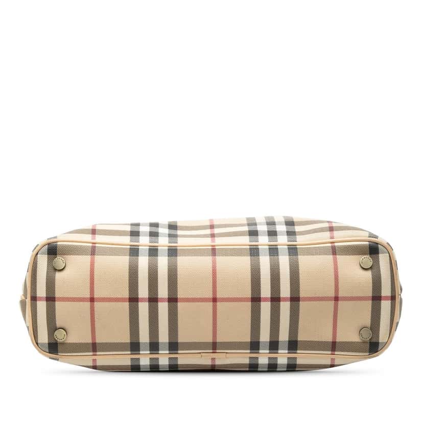 Burberry House Check Canvas Handbag Beige Very good condition - Inside View