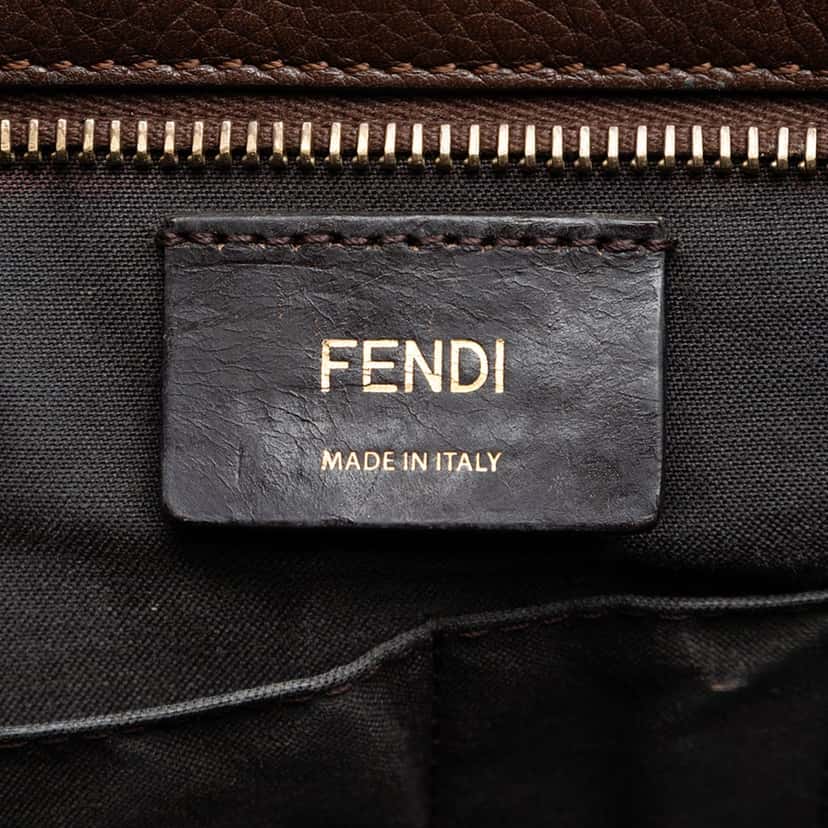 Fendi Zucca Canvas Grande Shopping Tote Brown Very good condition - Box View