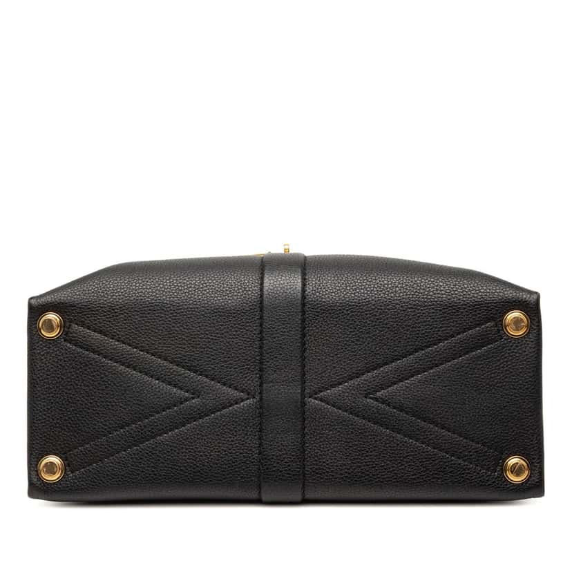 Louis Vuitton Grained Smooth Calfskin Rose Des Vents MM Black Leather Very good condition - Inside View