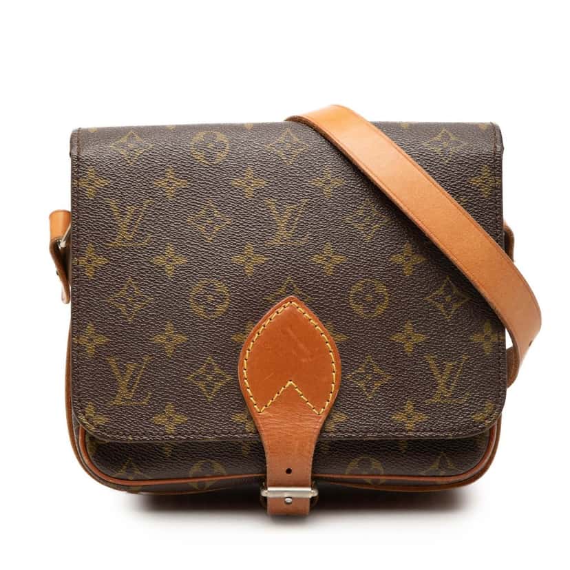 Louis Vuitton Monogram Cartouchiere MM Brown Very good condition - Front View