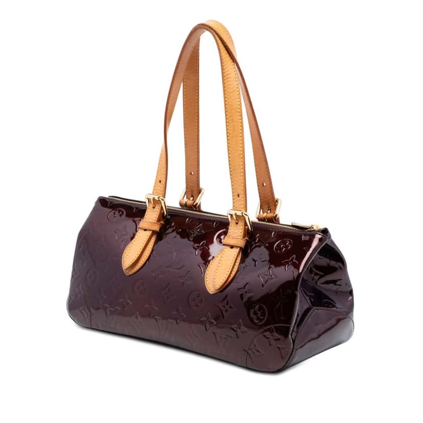 Louis Vuitton Monogram Vernis Rosewood Avenue Purple Leather Very good condition - Back View