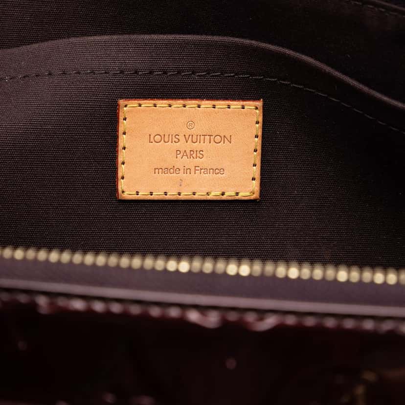 Louis Vuitton Monogram Vernis Rosewood Avenue Purple Leather Very good condition - Box View