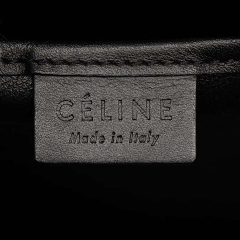 Celine Nano Tricolor Leather Luggage Tote Brown Leather Very good condition - Box View