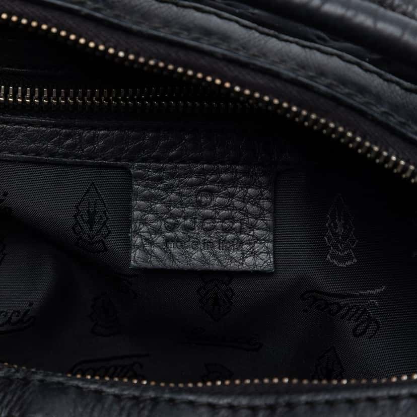Gucci Guccissima Neoprene Techno Horsebit Hobo Black Very good condition - Box View