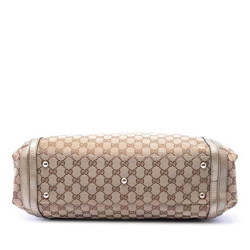 Gucci GG Canvas Bella Convertible Tote Beige Very good condition - Inside View