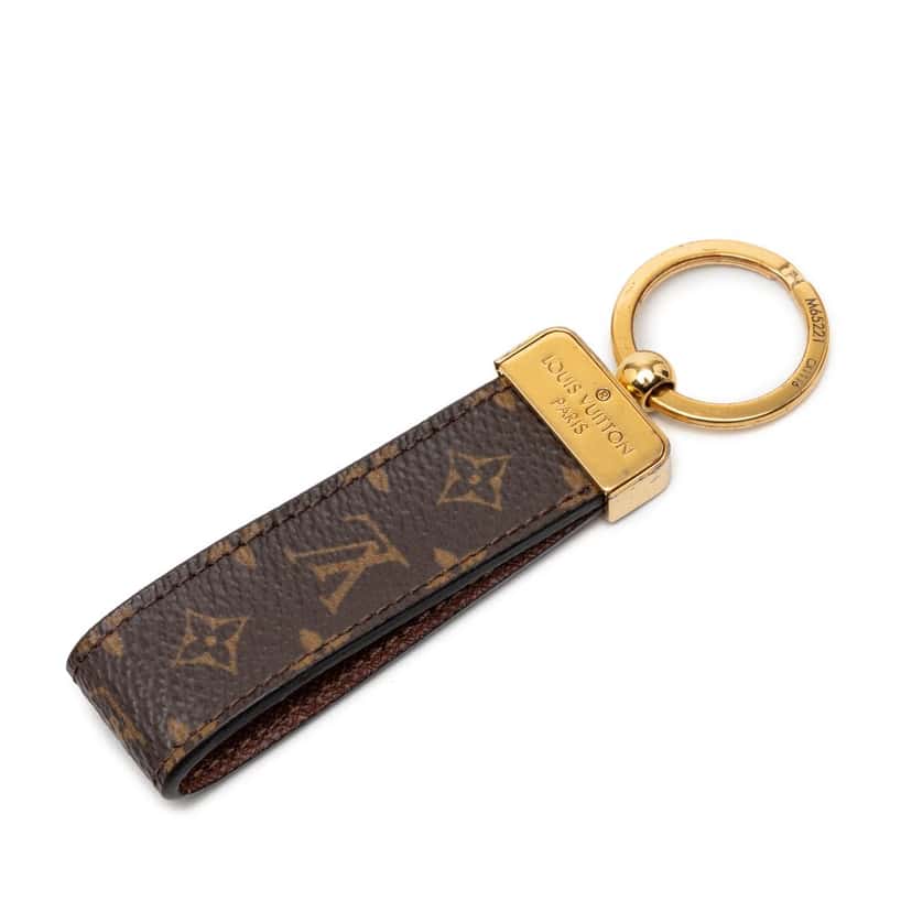 Louis Vuitton Monogram Dragonne Key Holder Brown Very good condition - Back View