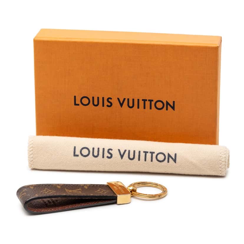 Louis Vuitton Monogram Dragonne Key Holder Brown Very good condition - Model View