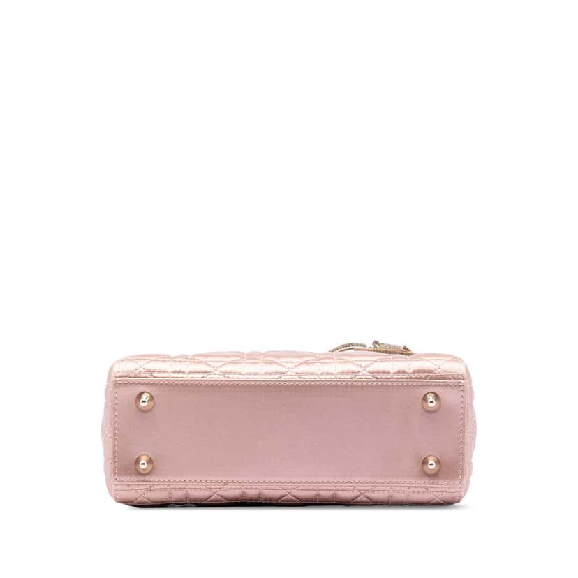 Dior Small Satin Cannage My ABCDior Lady Dior Pink Very good condition - Inside View