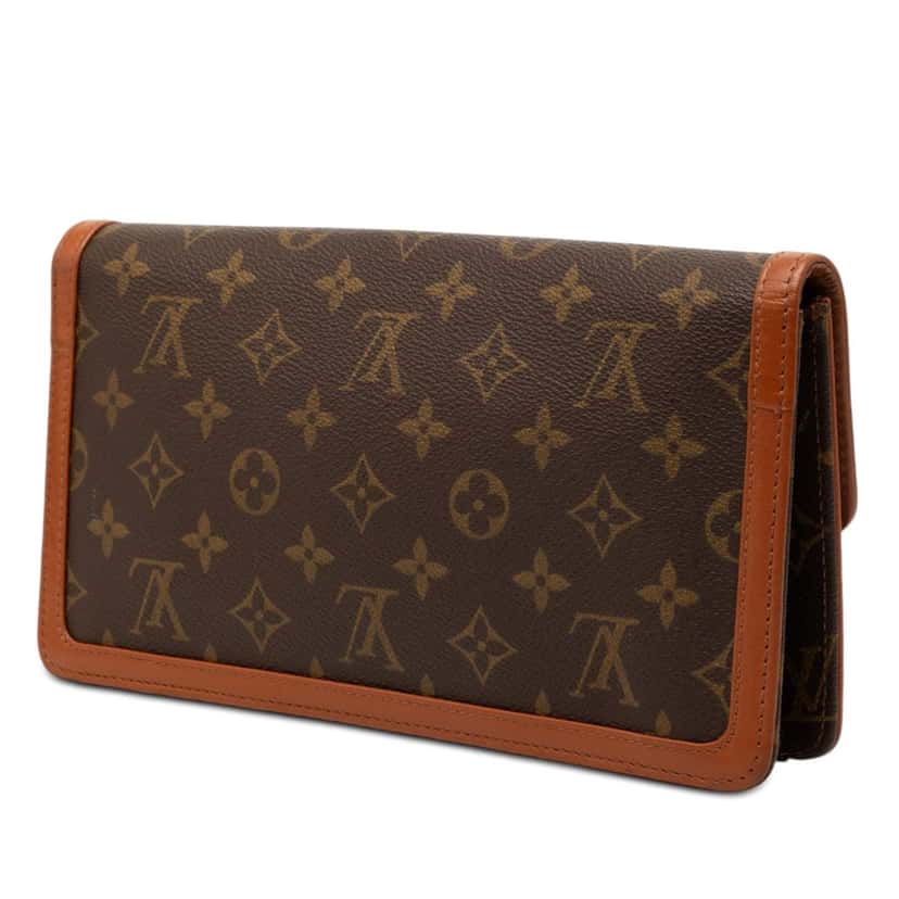 Louis Vuitton Monogram Pochette Dame PM Brown Very good condition - Back View