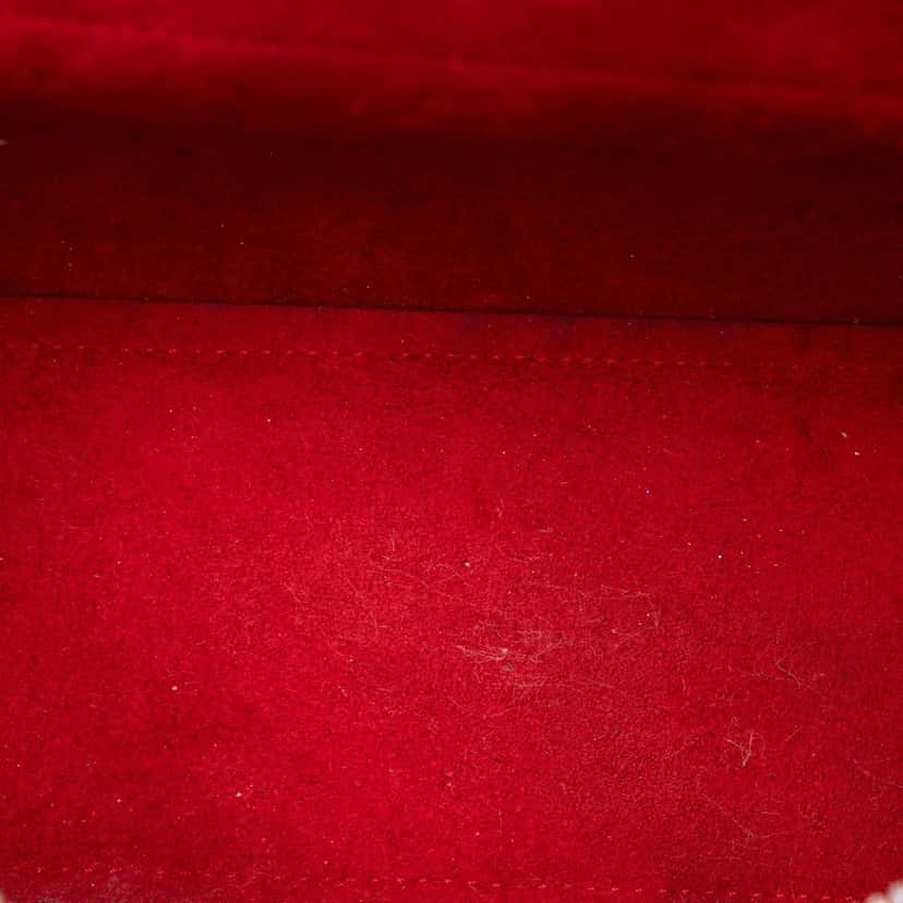 Celine Nano Grained Calfskin Belt Bag Red Leather Very good condition - Model View