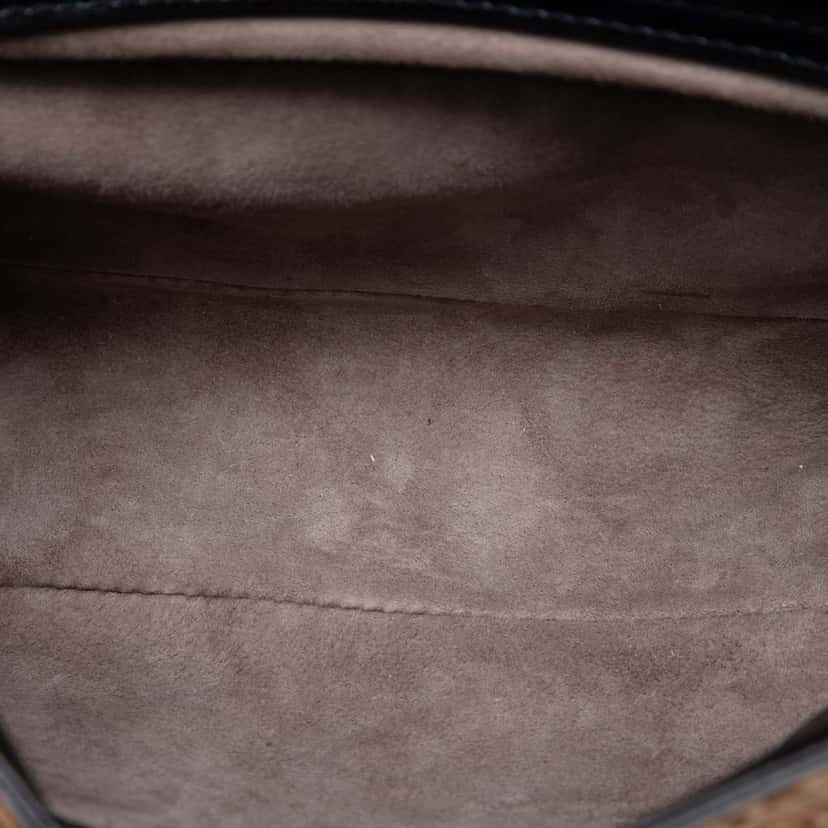 Bottega Veneta Pony Hair Leopard Print Shoulder Bag Brown Very good condition - Model View