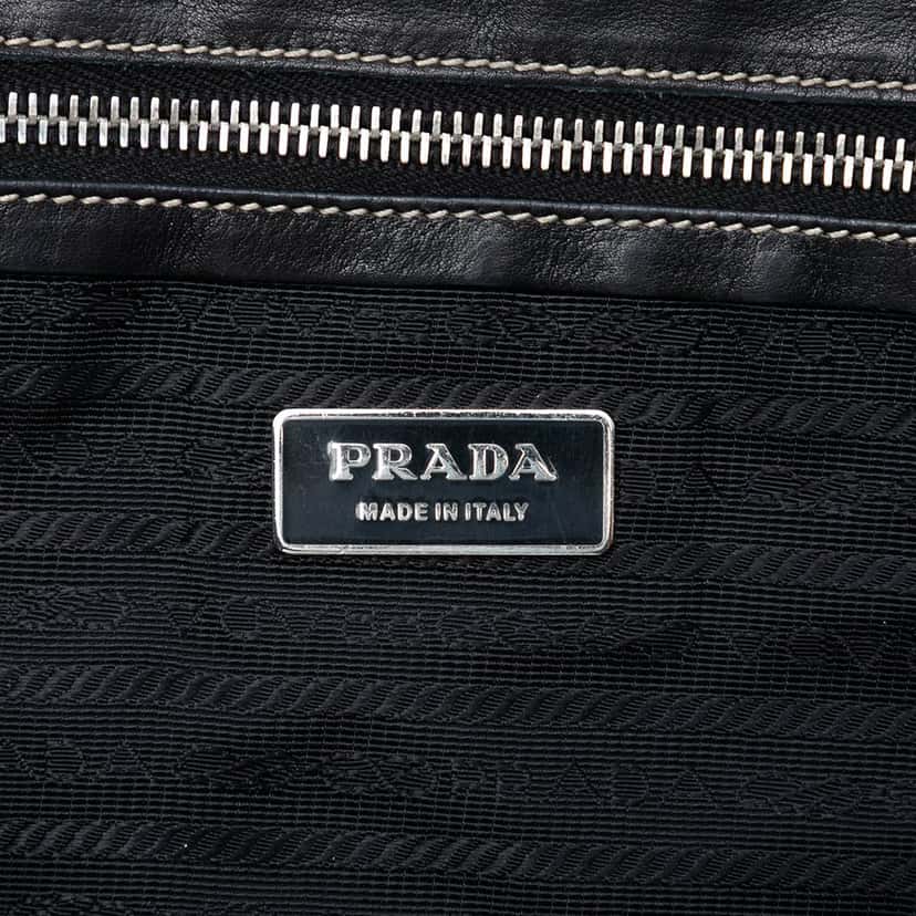 Prada Tessuto Easy Shoulder Bag Black Very good condition - Box View