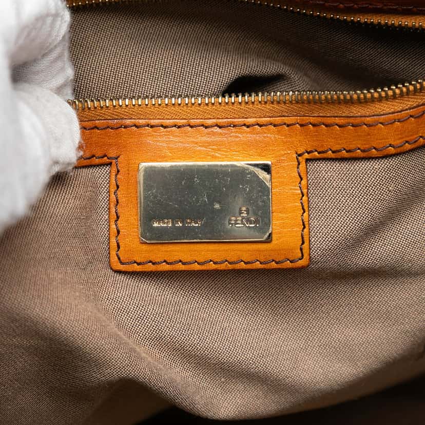 Fendi Zucchino Canvas Tote Beige Very good condition - Box View