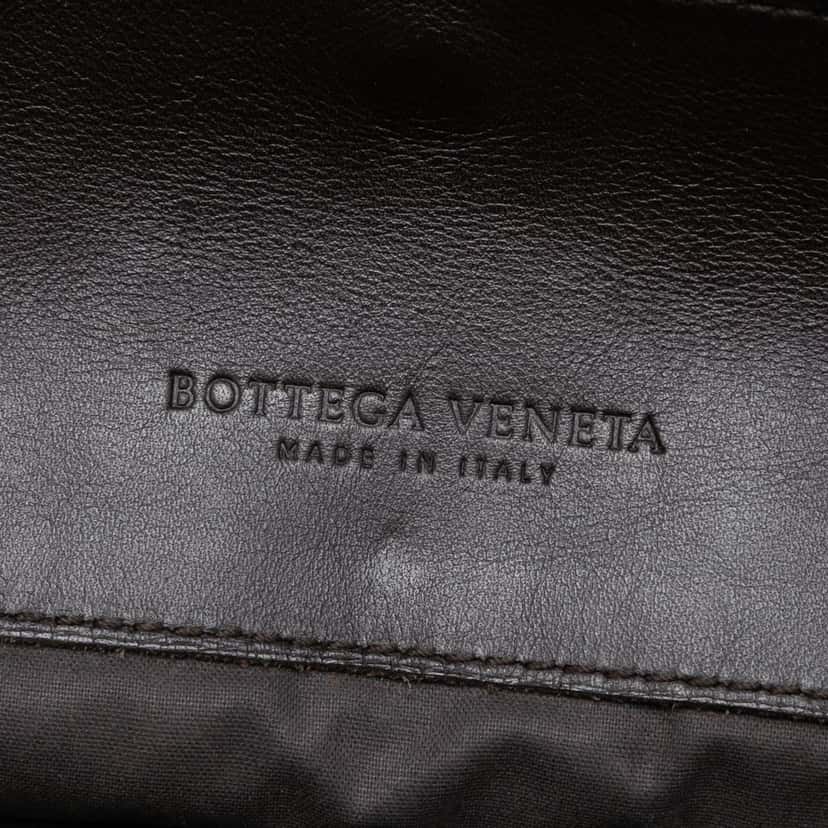 Bottega Veneta Nappa Intrecciato Messenger Bag Brown Leather Very good condition - Box View