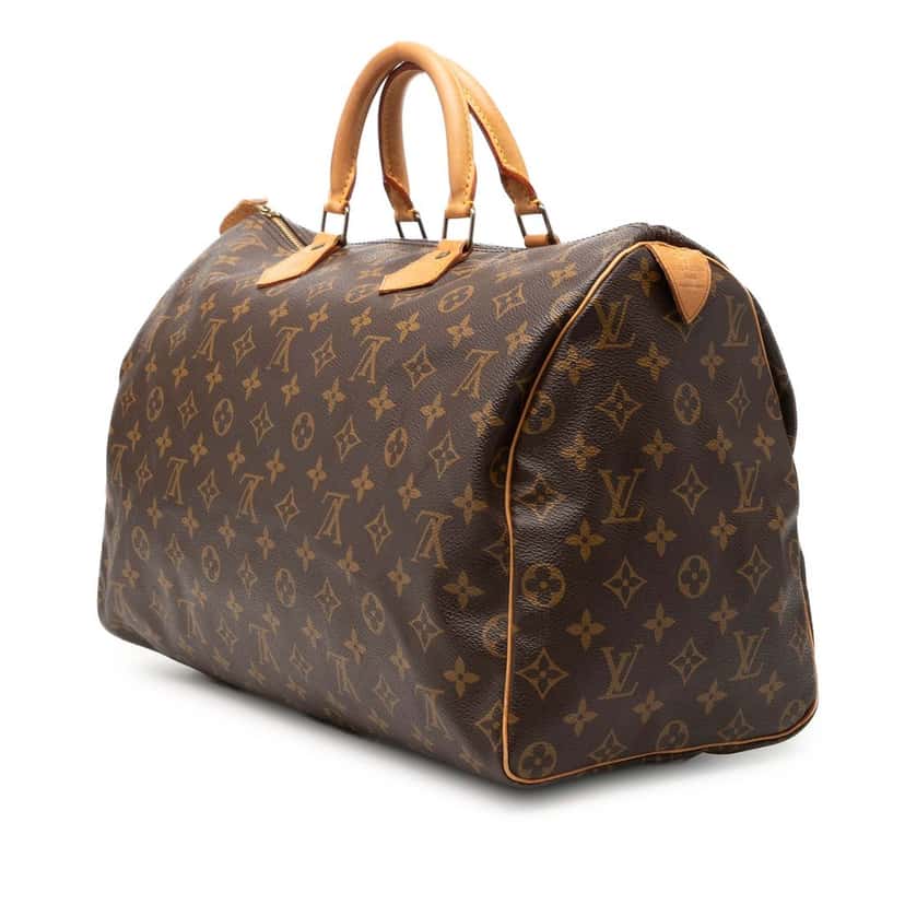 Louis Vuitton Monogram Speedy 40 Brown Very good condition - Back View