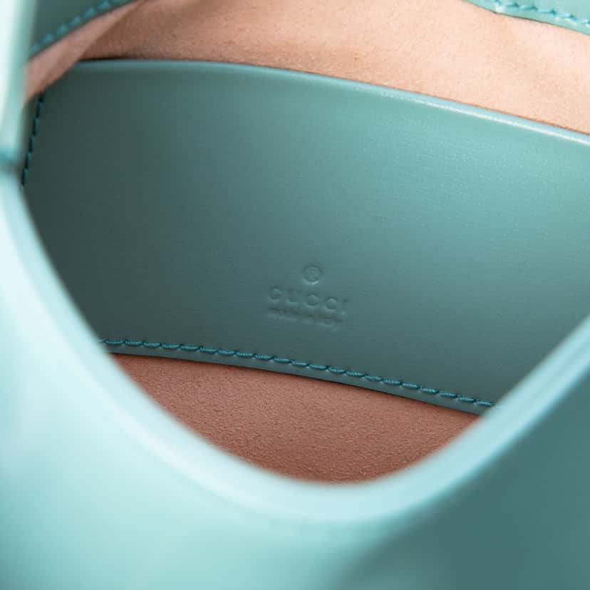 Gucci Mini Calfskin Jackie 1961 Crossbody Blue Leather Very good condition - Box View
