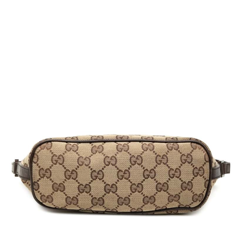 Gucci GG Canvas Web Boat Beige Very good condition - Inside View