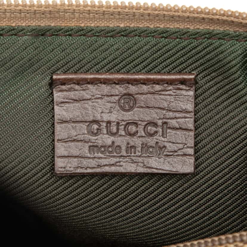 Gucci GG Canvas Web Boat Beige Very good condition - Box View