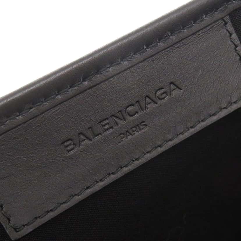 Balenciaga Canvas Striped Navy Cabas S Blue Very good condition - Box View