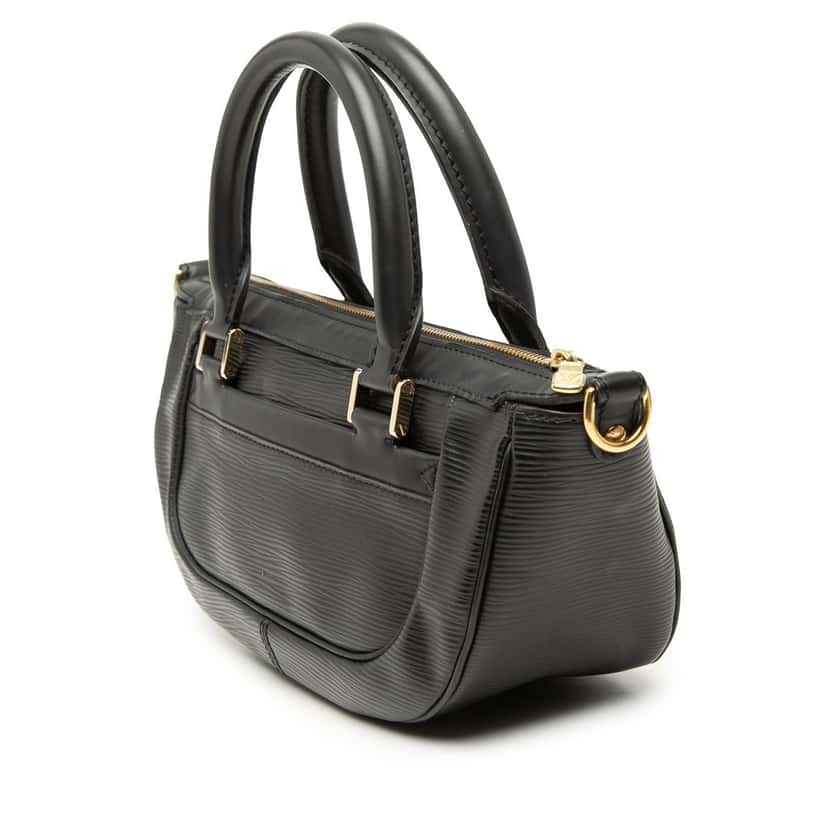 Louis Vuitton Epi Dhanura PM Black Leather Very good condition - Back View