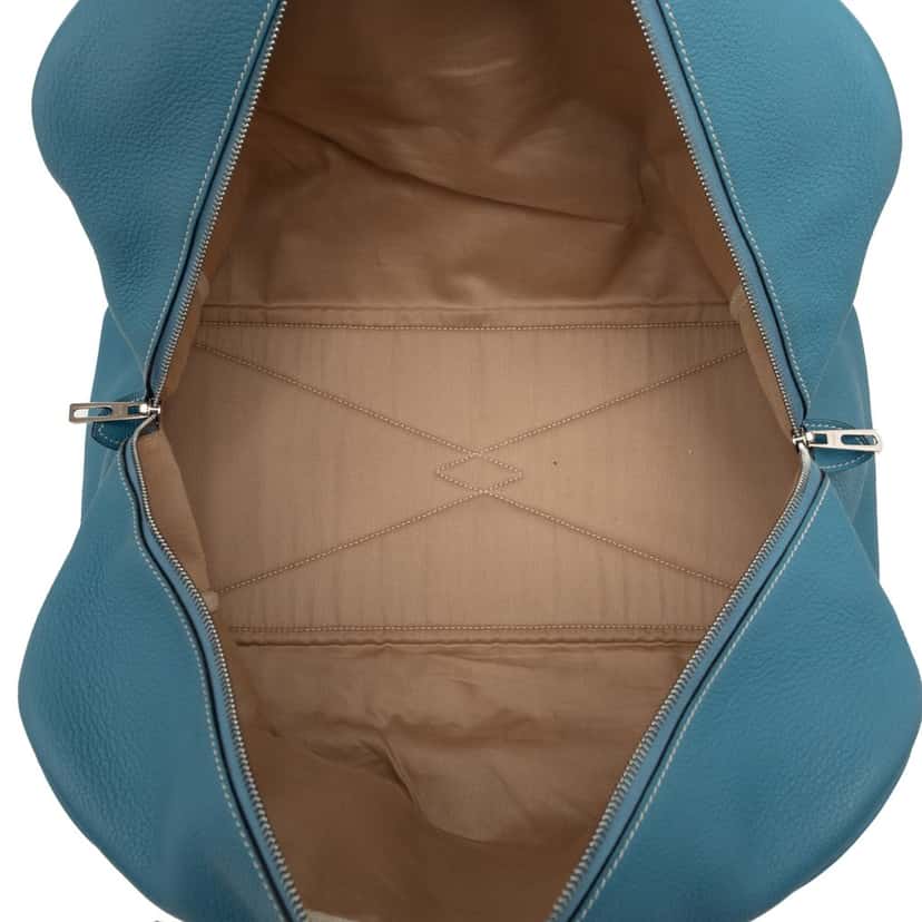 Hermès Clemence Victoria Travel 43 Blue Leather Very good condition - Model View