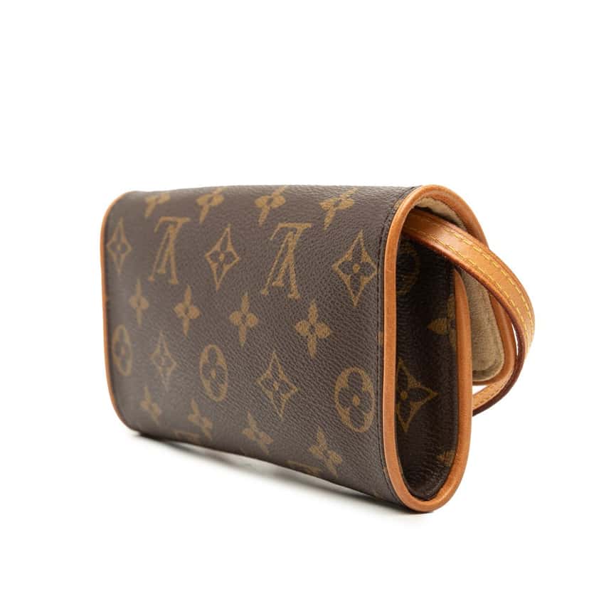 Louis Vuitton Monogram Pochette Twin PM Brown Very good condition - Back View