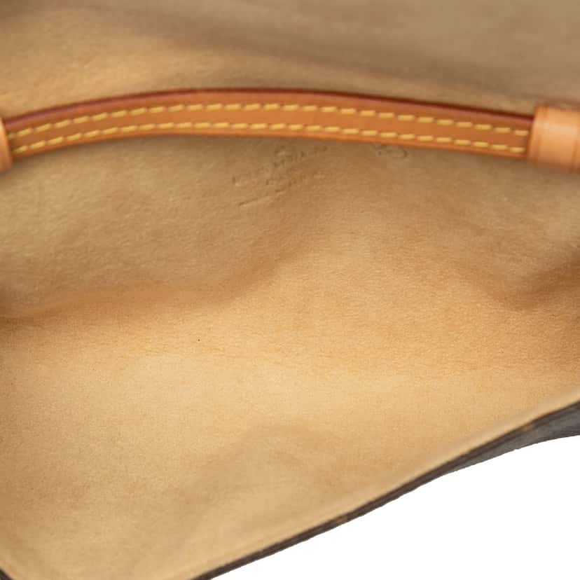 Louis Vuitton Monogram Pochette Twin PM Brown Very good condition - Model View