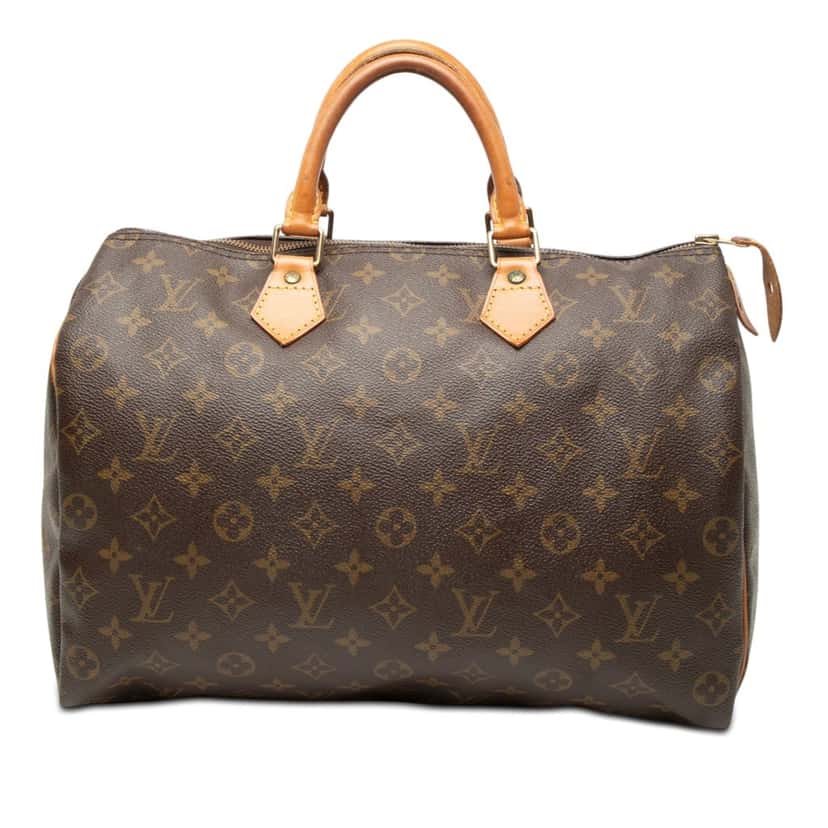 Louis Vuitton Monogram Speedy 35 Brown Very good condition - Front View