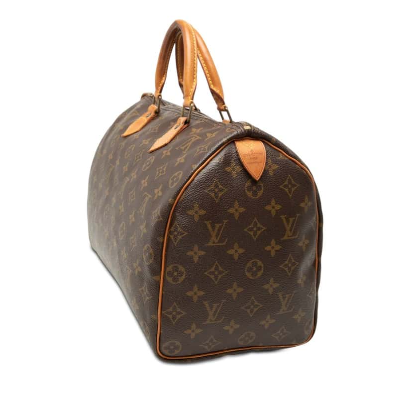 Louis Vuitton Monogram Speedy 35 Brown Very good condition - Back View