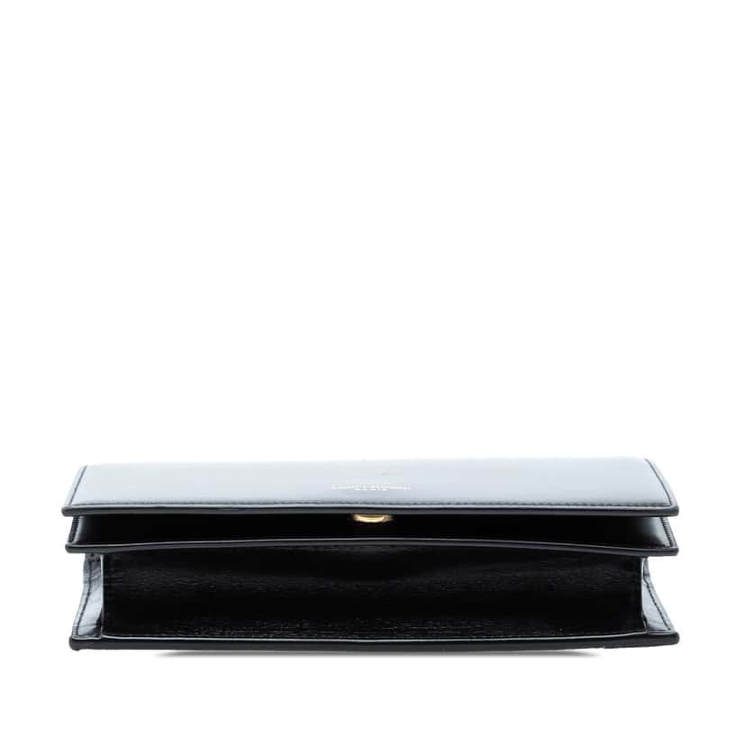 Saint Laurent Smooth Calfskin Crossbody Black Leather Very good condition - Inside View