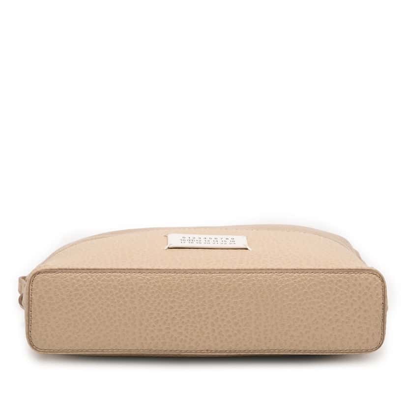 Maison Margiela Small Canvas and Grained Calfskin 5AC Foldable Crossbody Beige Very good condition - Inside View