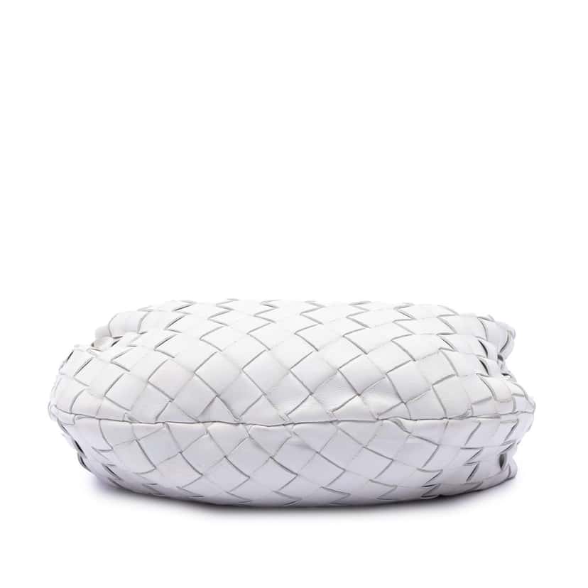 Bottega Veneta Mini Nappa Intrecciato Jodie White Leather Very good condition - Inside View