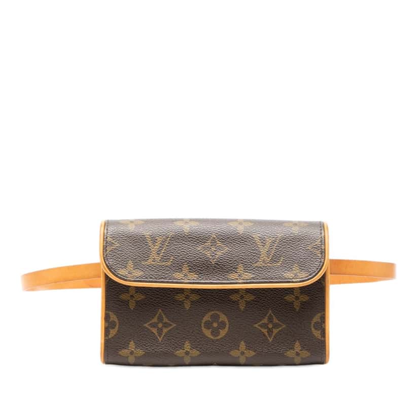 Louis Vuitton Monogram Pochette Florentine Brown Very good condition - Front View